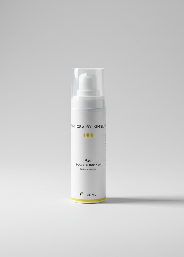 AVA oil bottle for scalp psoriasis and hypersensitive skin relief